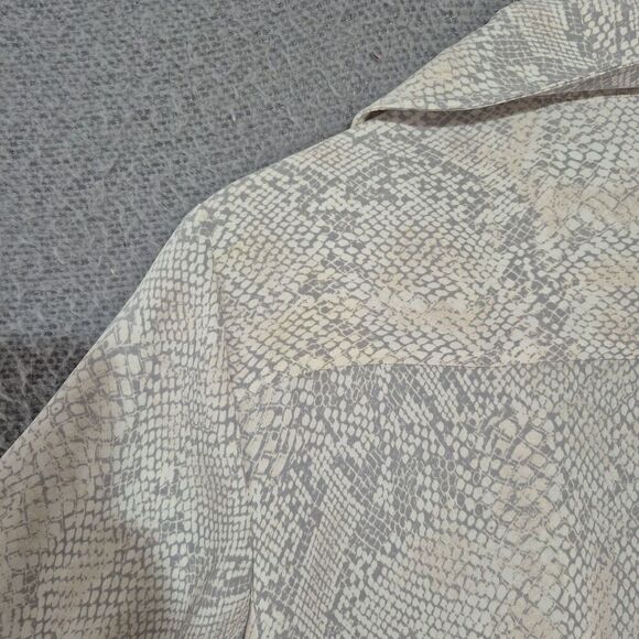 Babaton Women's Snake Animal Print Longline Cardigan Tie Waist Small - Picture 7 of 9